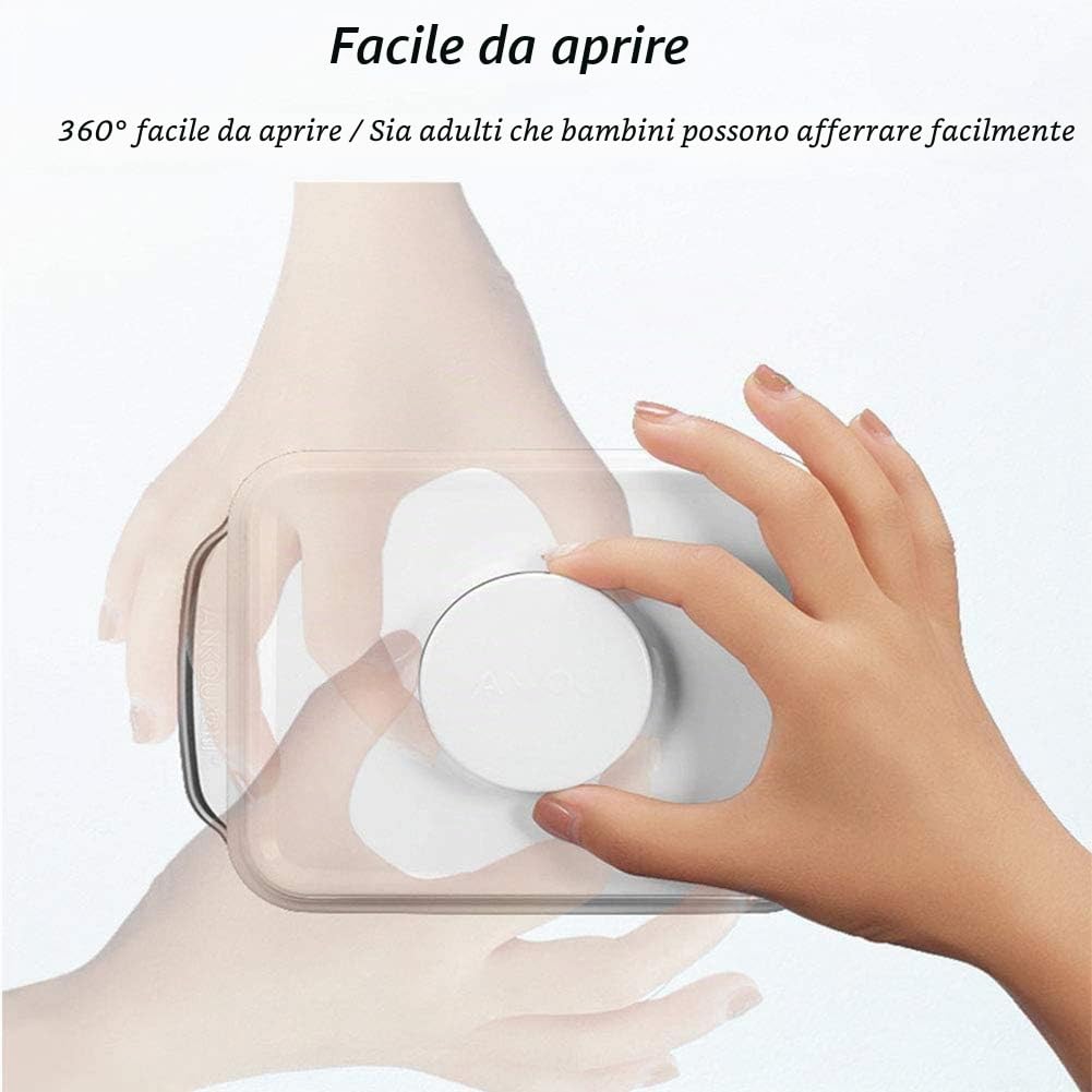 Dispenser Per Latte In Polvere Da 1700 Ml, Contenitore In Polvere Sigillato, Contenitore Per Alimenti In Polvere Portatile Per Latte In Polvere, Sigillo A Prova D'Umidità