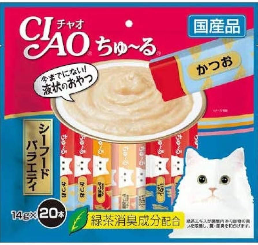 新品未開封　チャオちゅーるグルメ２種＋チャオちゅーるバラエティ２種　計4箱セット Amazon.co.jp: チャオ (CIAO) ちゅ~る まぐろ とりささみバラエティ