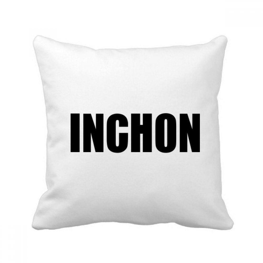 Coussin Inchon Corée pour raviver un canapé terne oreiller carré multicolore