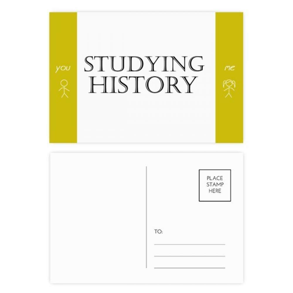 Mailing carte postale étude de l'histoire 20pcs multicolore ami