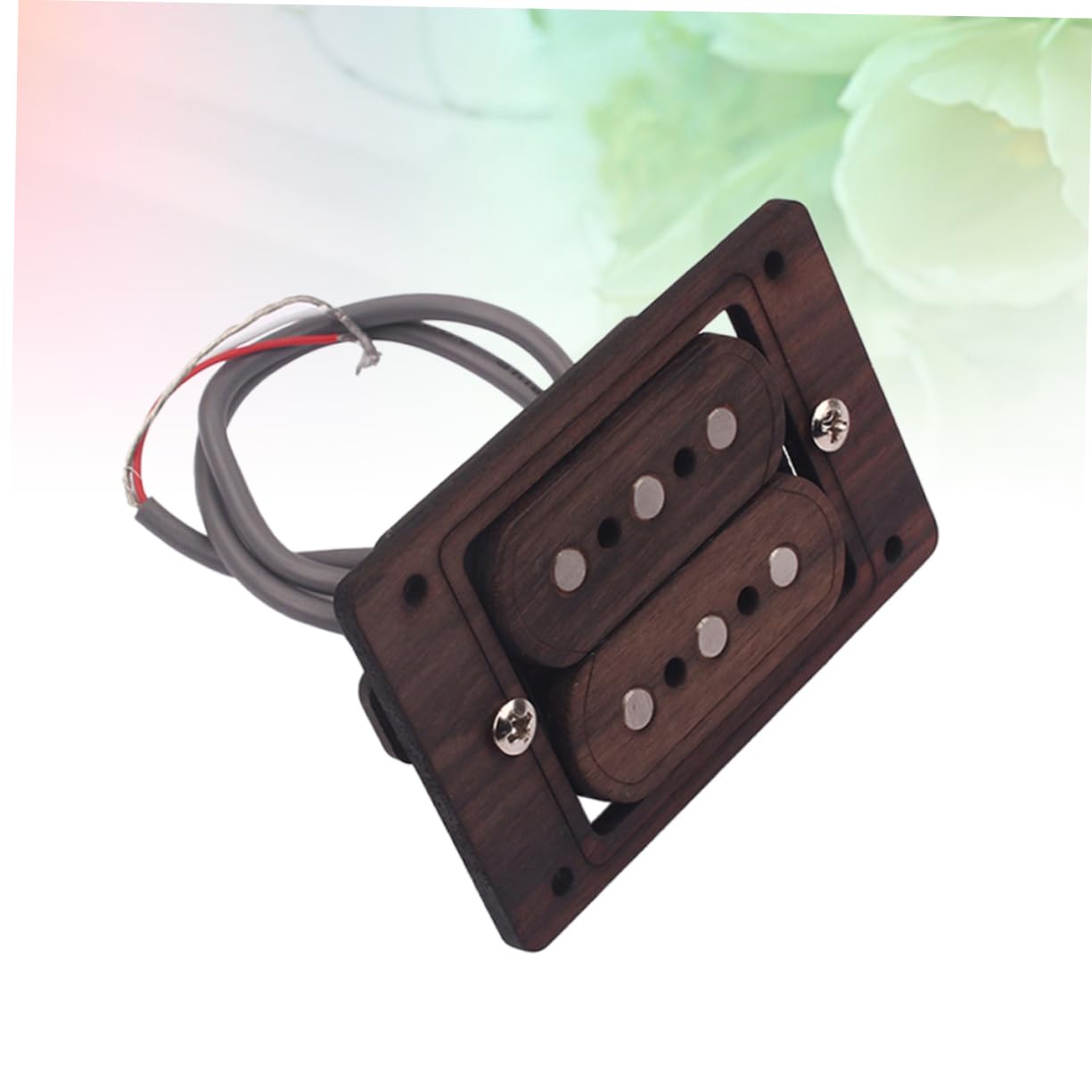 Pickup 3 Corde Humbucker Doppia Bobina per Chitarra Elettrica Modello Gmb511 in Metallo Marrone Suono e Alta Uscita per Musicisti