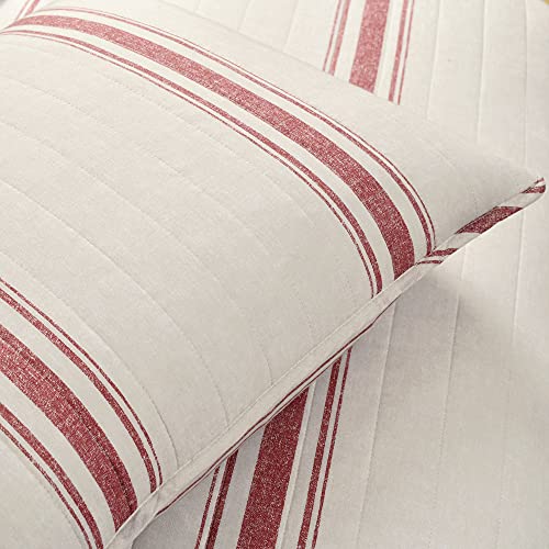 Parure de lit rayures de ferme pour grand lit solution de décoration colorée - 5