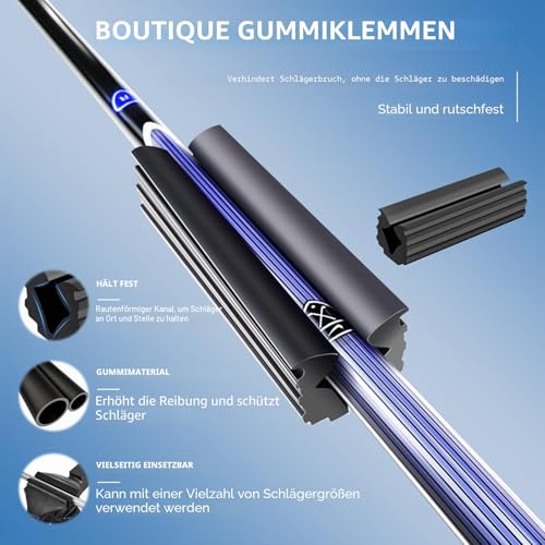 SAPLIZE Golf Regriping Kits mit 15 Bändern mit Papierrücken, 5 Unzen Lösungsmittel, Schraubstockklemme und Hakenklinge