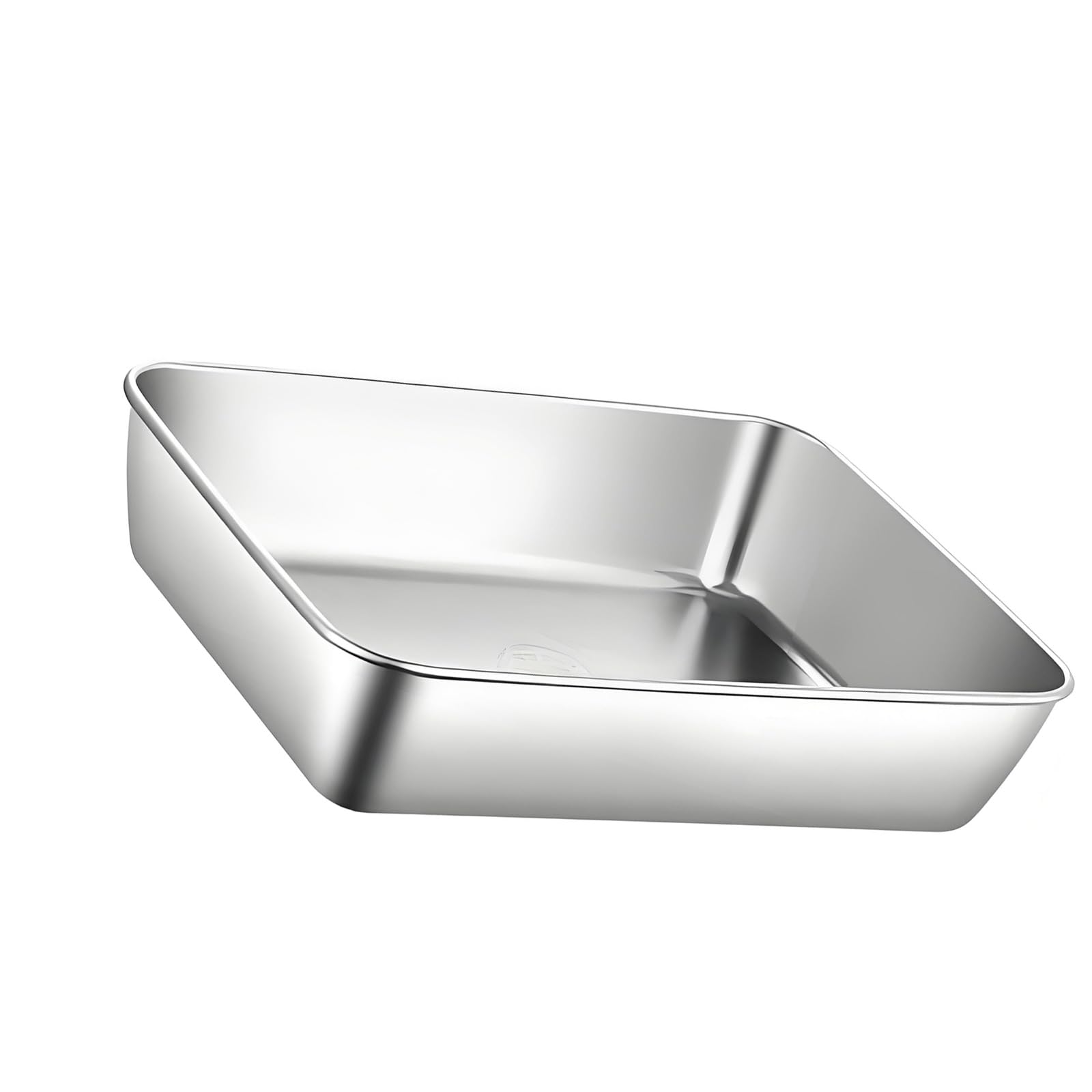 NMFLAB Metal Food Container for Meal Prep Rectangular Kitchen Storage Box for Lunch Picnic and Serving Use Daily Kitchen Storage