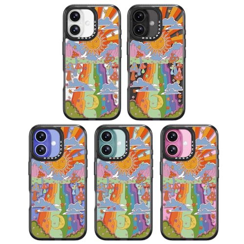 Coque iPhone 16 antichoc évitez les vitres brisées avec le style Rosarnnah