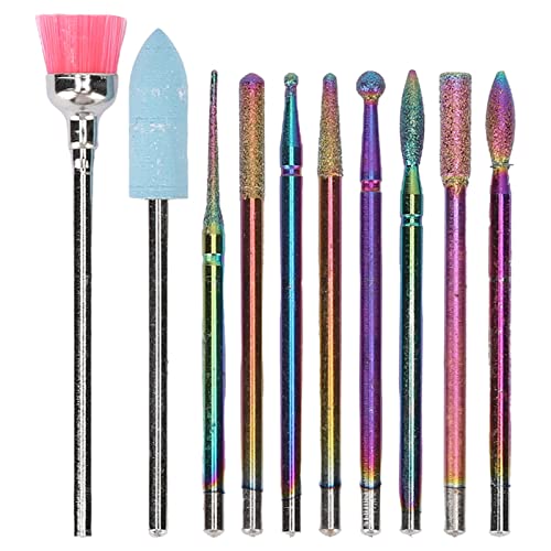 Juego de puntas para taladro de uñas en acero tungsteno miniatura 1