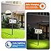 Brightever Solar Address Signs, House Number for Outside Waterproof, 3-Color LED Illuminated Address Plaques with Stake, Wall Mounted Solar Powered Light Up Address Numbers for Houses, 1-Pack