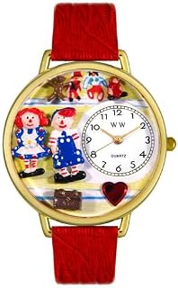 Raggedy Ann 3D Watch Collection | Gold or Silver Large | Unique Fun Novelty | Handmade in The USA