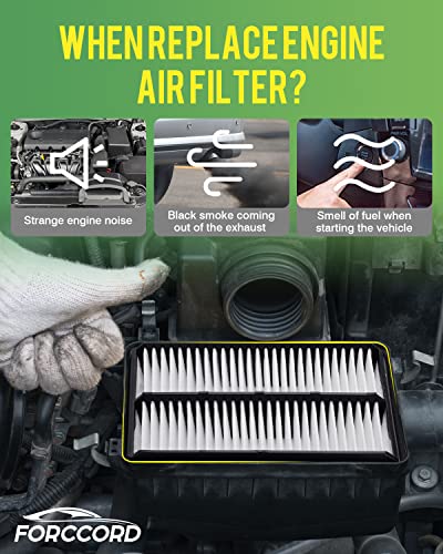 Image of 2-PACK Engine Air Filter CA12061# Fits for 2016-21 Pilot /MDX, 2017-25 26 Ridgeline, 2018-25 26 Odyssey, 2019-25 Passport Air Filter Replacement Accessories