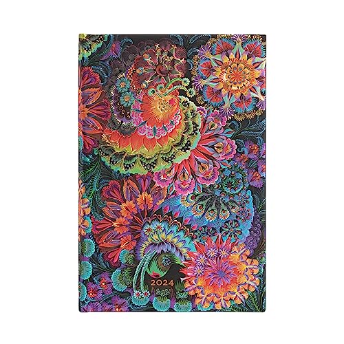 Paperblanks 12-Month Calendar 2024 Moonlight, silver/grey, Verso - Mini (140 x 95) 160p - Image 2