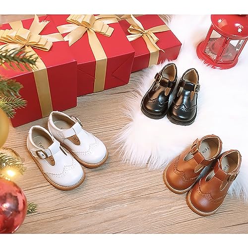 Image of Felix & Flora Toddler Little Girl Mary Jane Dress Shoes - Ballet Flats for Girl Party School Shoes