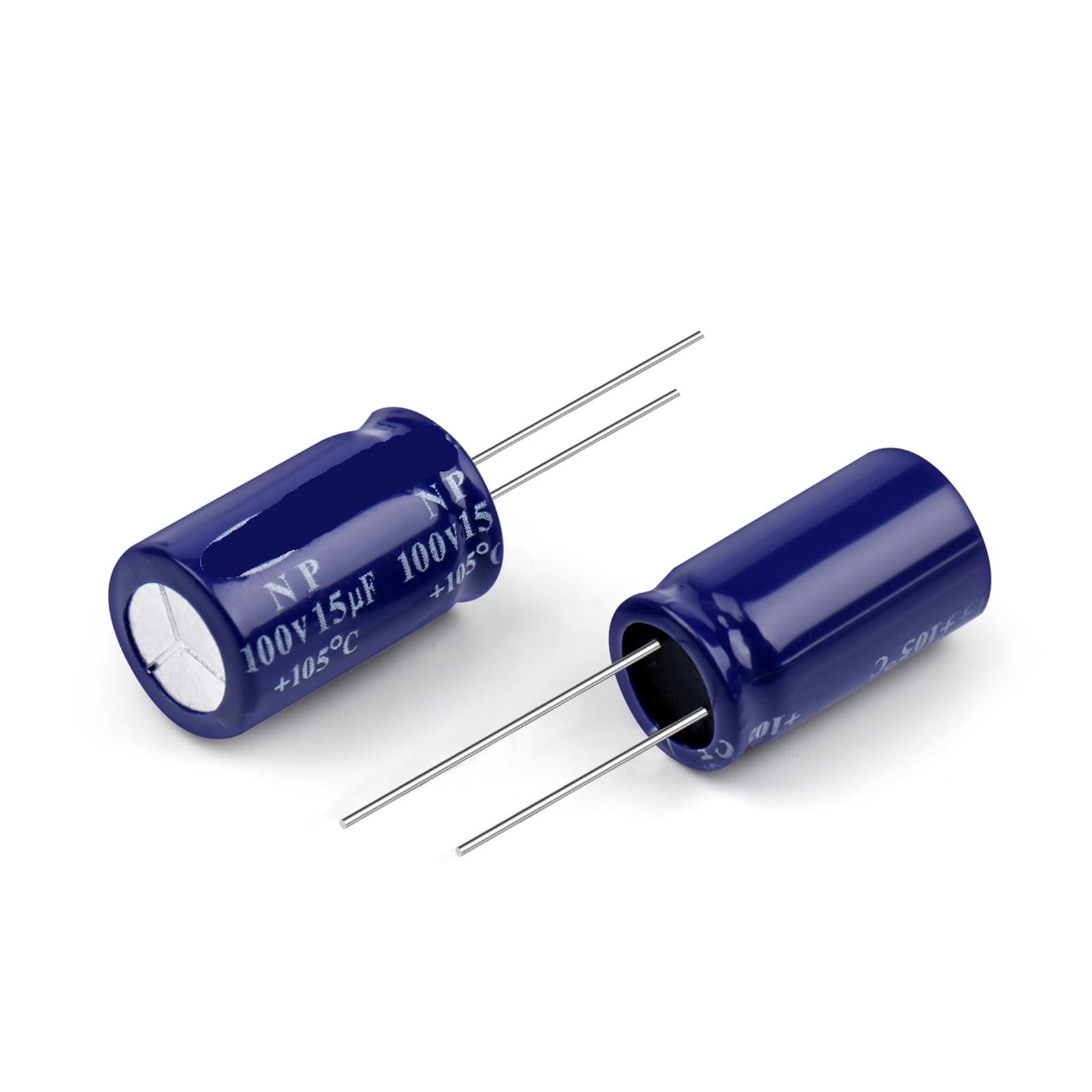 10 sztuk kondensator wzmacniacza audio, 100 V, kondensator crossover HiFi, NPBP, odpowiedni do Hi-Fi Audio, 1,5 uF ~ 100 uF (rozmiar: 15UF 100V)