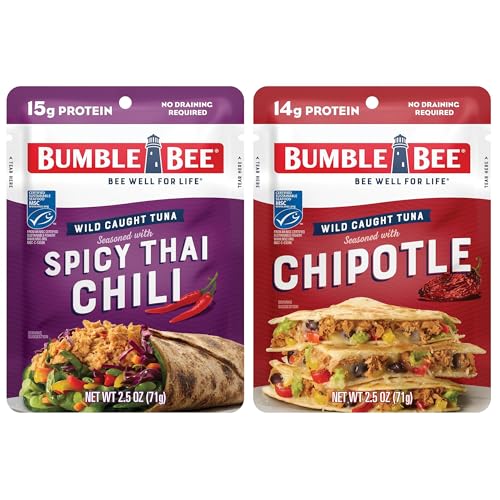 Bumble Bee Seasoned Tuna Pouch Duo (2 Total Pouches) - Spicy Thai...