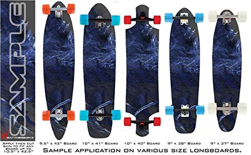 Wingtip - Decal Style Vinyl Wrap Skin fits Longboard Skateboards up to 10