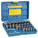 THINKPRO Upgrade Bolt Extractor Set, 32PCS Impact Bolt & Nut Remover Set, Stripped Lug Nut Remover,