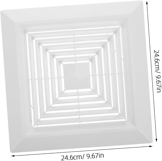 Cubierta cuadrada para ventilador de baño VILLCASE miniatura 3