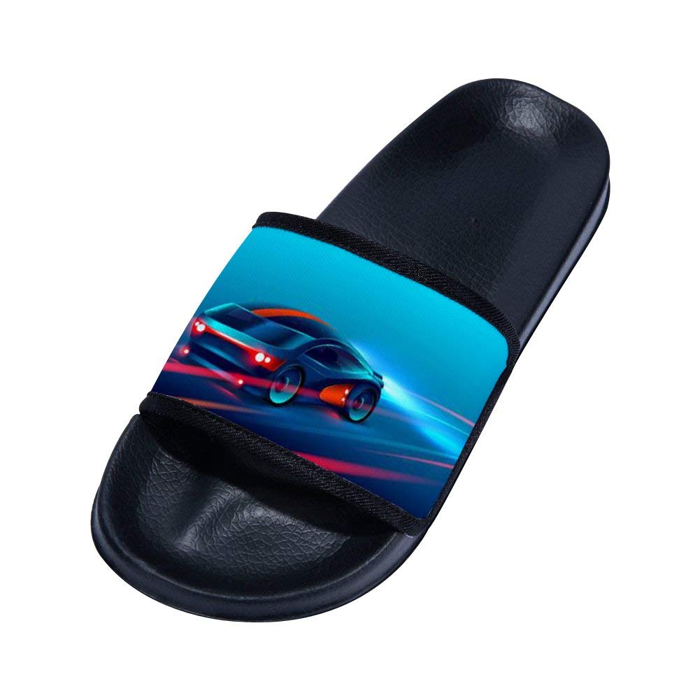 MVNTOO Sports Flip Flops Sandals for Man Casual Slipper Multicolor Adult Slippers Black/White Fast & Furious Comfortable Walk