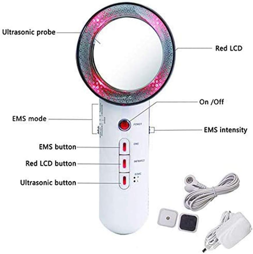 CGBF-Fat Burner Machine Ultrasonic Infrared Machine Anti Cellulite Slimming Massager Suitable for Vibration Weight Loss Cellulite Remover Body Firming Shaping