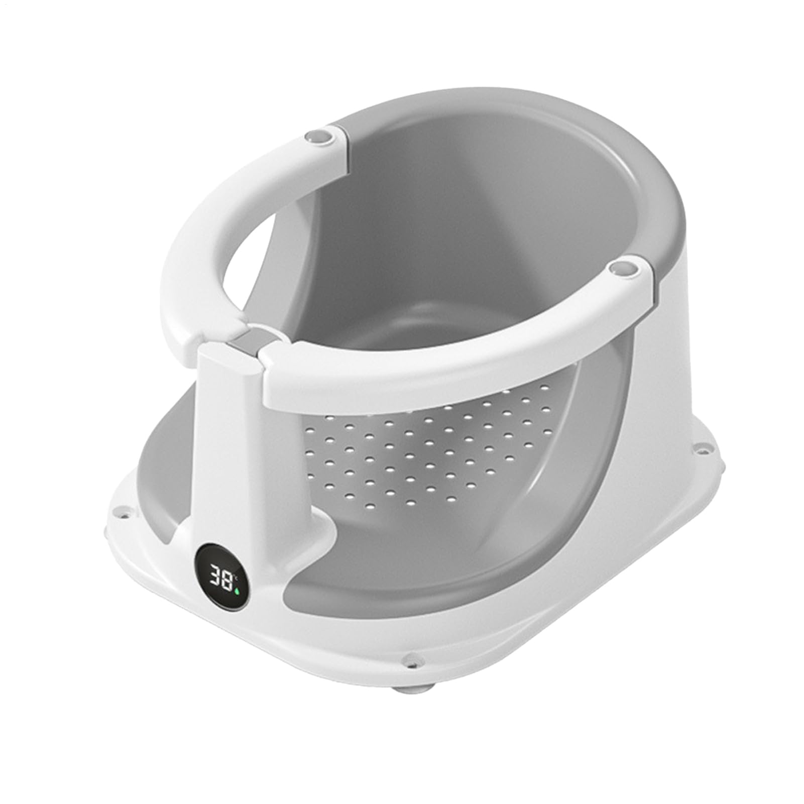 Seggiolino per Bagnetto Sedia da Bagno Antiscivolo con Sensore di | Accessorio Sicurezza per Doccia Bambini Ideale per Casa Viaggi Compleanni e Regali