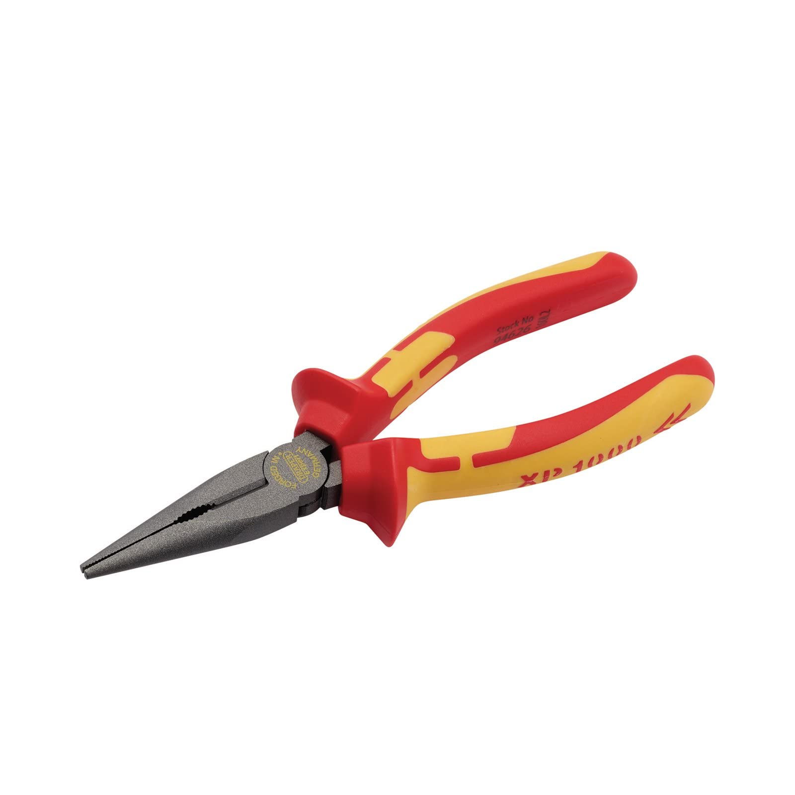 B&Q -  Xp1000 Vde Long Nose Pliers 160mmErgonomic Soft Grip10,000V TestedMax Cut 1.6mm