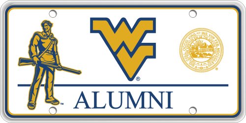 Collegiate Series WVU Alumni License Plate