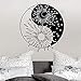 Yin Yang Wandtattoo Sonne Mond Sonne Stern Yoga Symbol Wandaufkleber Vinyl Home Schlafzimmer Dekoration42x44cm