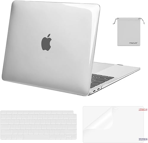 Vista 40 de MOSISO - Funda rígida y de plástico compatible con MacBook Air de 13 pulgadas versión 2022, 2021-2018, A2337 M1 A2179 A1932; con cubierta