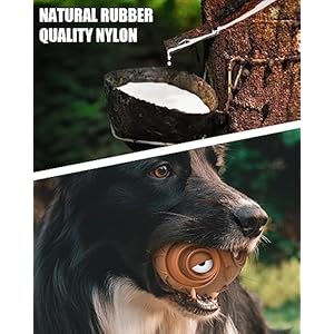 Giggle Ball for Dogs Owl Dog Toys for Aggressive Chewers Medium Large Dogs Fun Gift for Dog Natural Rubber Herding Ball for Dogs Cute Owl Hoot Brown New