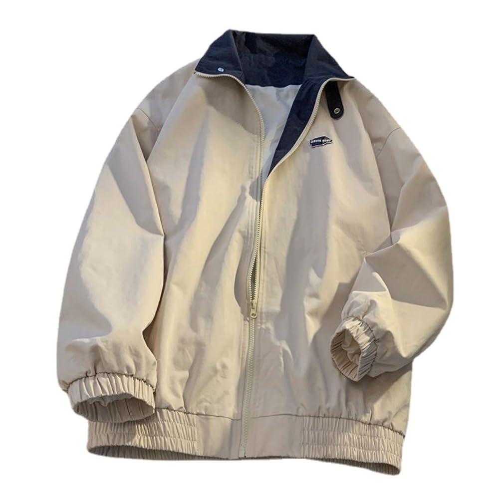 ジャケット citybreeze Wool Preppy Varsity Jacket_BEIGE Patched varsity wool jacket - Shop Online at BEIGE | BROWN