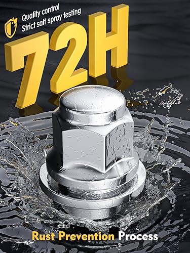 Image of MIKKUPPA M12x1.5 Lug Nuts Set of 24pcs Hex 13 /16'' (21mm) Chrome OEM Factory Style Mag Seat Lug Nuts Replacement for Toyota Lexus Factory Wheels