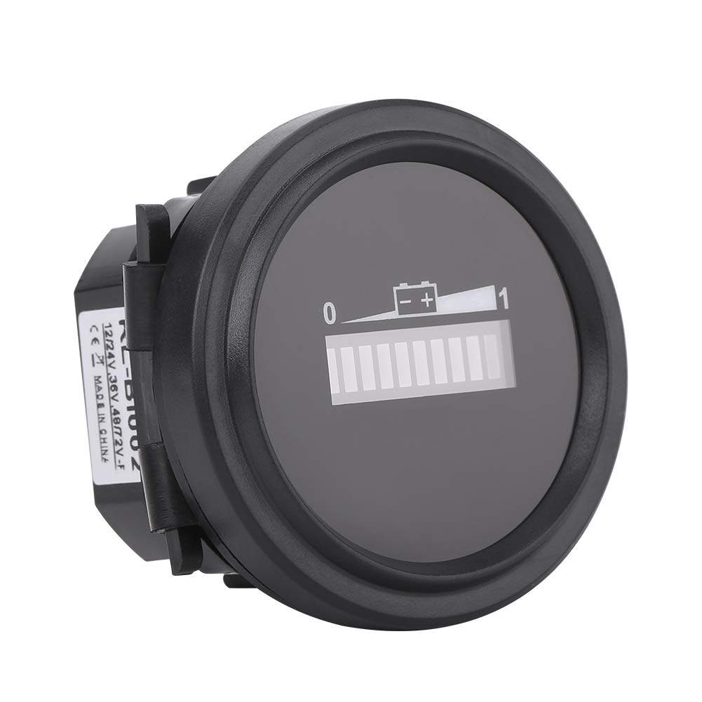 Indicatore di livello batteria digitale a LED 12V/24V/36V/48V/72V per carrello da