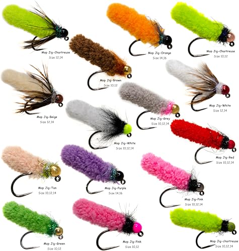 Image of Outdoor Planet Assorted Trout Fly Fishing Lure Pack of 10 /12 /15 /28 /35 /48 /66 Pieces Fly Lure + Double Side Waterproof Pocketed Fly Box