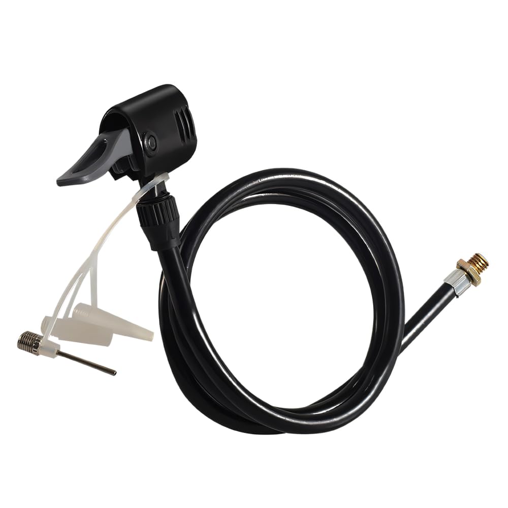 Floor Pump Hose with Adapter,Tire Inflator Pumps Replacement Hose with Locking Air Chuck for Bicycle Motorcycle Car