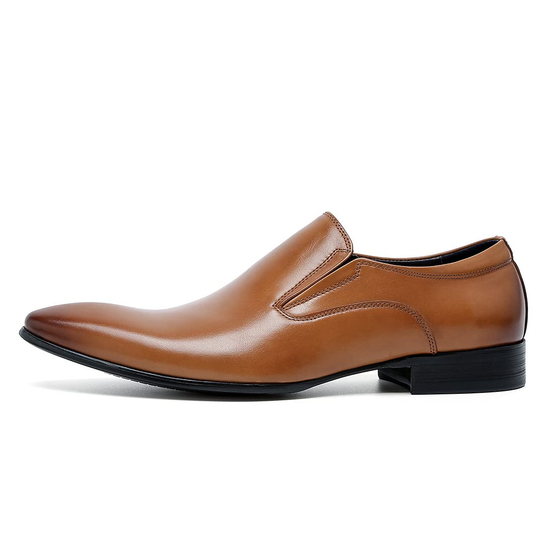 Zapatos de Vestir Slip On en Cuero Genuino para Hombre Mocasines Negocios Casuales Loafers Formales