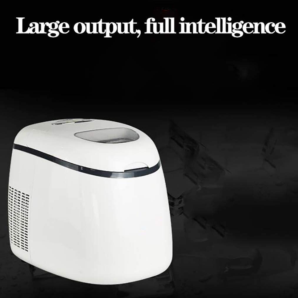 Ghiaccio da banco Portatile, Funzione autopulente, Mini produttori di Ghiaccio, Produzione di Ghiaccio in 24 Ore, cubetti di Ghiaccio Pronti in 6-8 Minuti