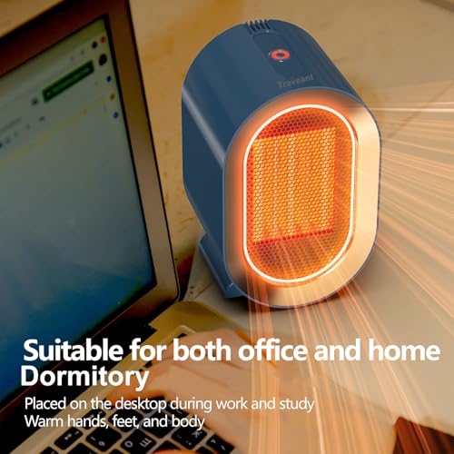 Portable-PTC-Ceramic-Space-Heater-1200W-High-Output-Fan-for-Bedroom-Office-Desk-Indoor-Use-White-Azure