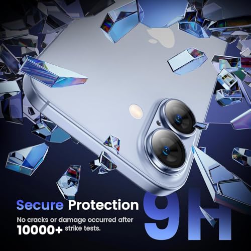 Image of Camera Lens Protector Tempered Glass for iPhone 17 - Alloy Metal Cover with Tempered Glass - Scratch Resistant, Easy Installation