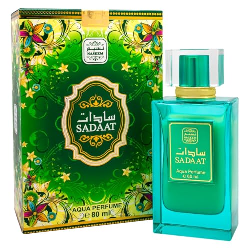 Image of NASEEM Sadaat Aqua Perfume 80ml - A Fresh and Elegant Eau De Parfum for Men & Women - Features a Subtle Tone with Long-Lasting Fragrance Perfect Special Occasions