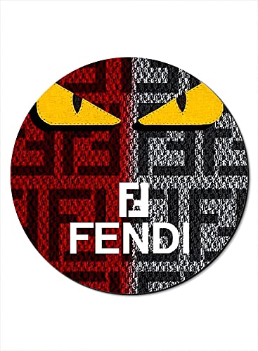 Round Cute Mouse Pad Mouse Mat with Design, Non-Slip Rubber Base Waterproof Women For Game Office Mouse Pads Size 20 CM Fine Art Print