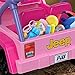 Power Wheels Disney Princess Jeep Wrangler Ride-On Battery Powered Vehicle with Sounds & Phrases for Preschool Kids Ages 3+ Years​