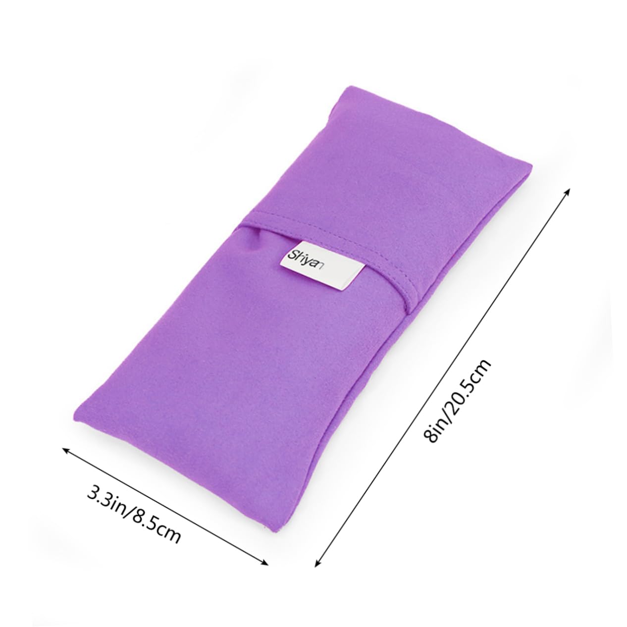 FRCOLOR Eyepillow Lavender Yoga Meditation Pillow Soft Fabric Comfortable for Travel Home