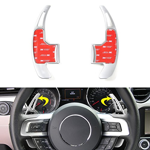 Car Steering Wheel Shift Paddle Shifter Trim Cover for Ford Mustang 2015-2017