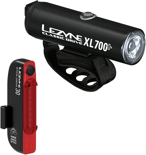 Lezyne XL 700 y Zecto 200 Pares Luces de conducción clásicas