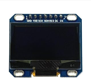1.3 inch OLED display screen 128 x 64 module SPI interface 7pin CH1116 SH1106 driver (blue)