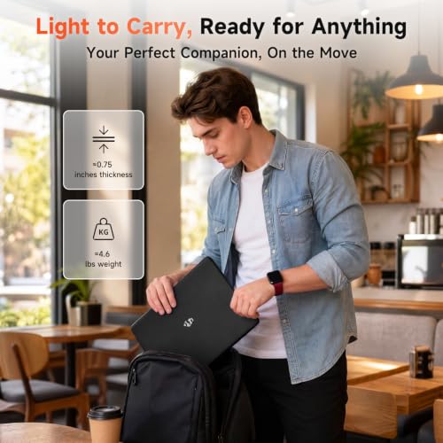 Image of NIMO 17.3 inch Light Gaming Laptop, AMD Ryzen 7 7735HS, 32GB DDR5 1TB SSD | Windows 11, FHD IPS 180 View, Fingerprint, Backlit Keyboard, 100W Fast Charging, WiFi 6E Computer, for Business & Student