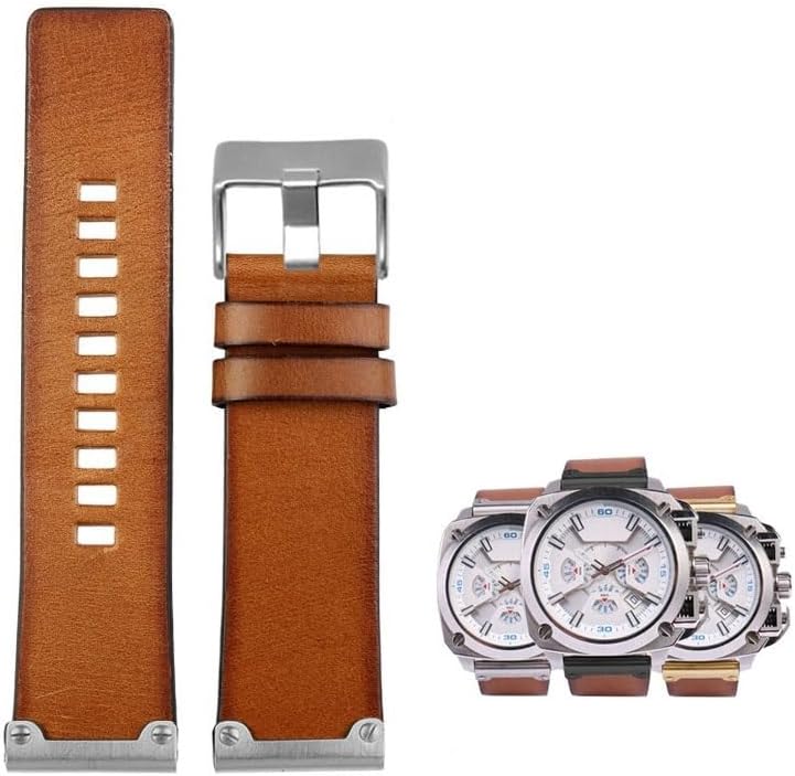 Leather Watch Strap For Diesel DZ4318 DZ4283 DZ4281 DZ4323 DZ7343 Cowhide Men’s Bracelet
