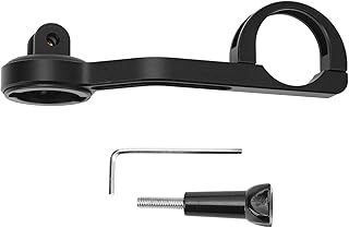 Yuecoom Bike Computer Mount Aluminum Alloy Bike Handlebar Computer Mount Out Front Bike Computer Mount for Bryton R530 R330 R310 R100