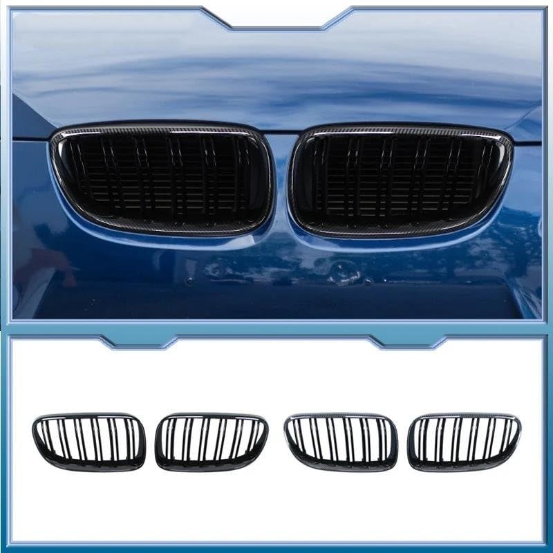 Grilles course radiateur look M3 calandre BMW E92 E93 pour rassemblement auto - 2