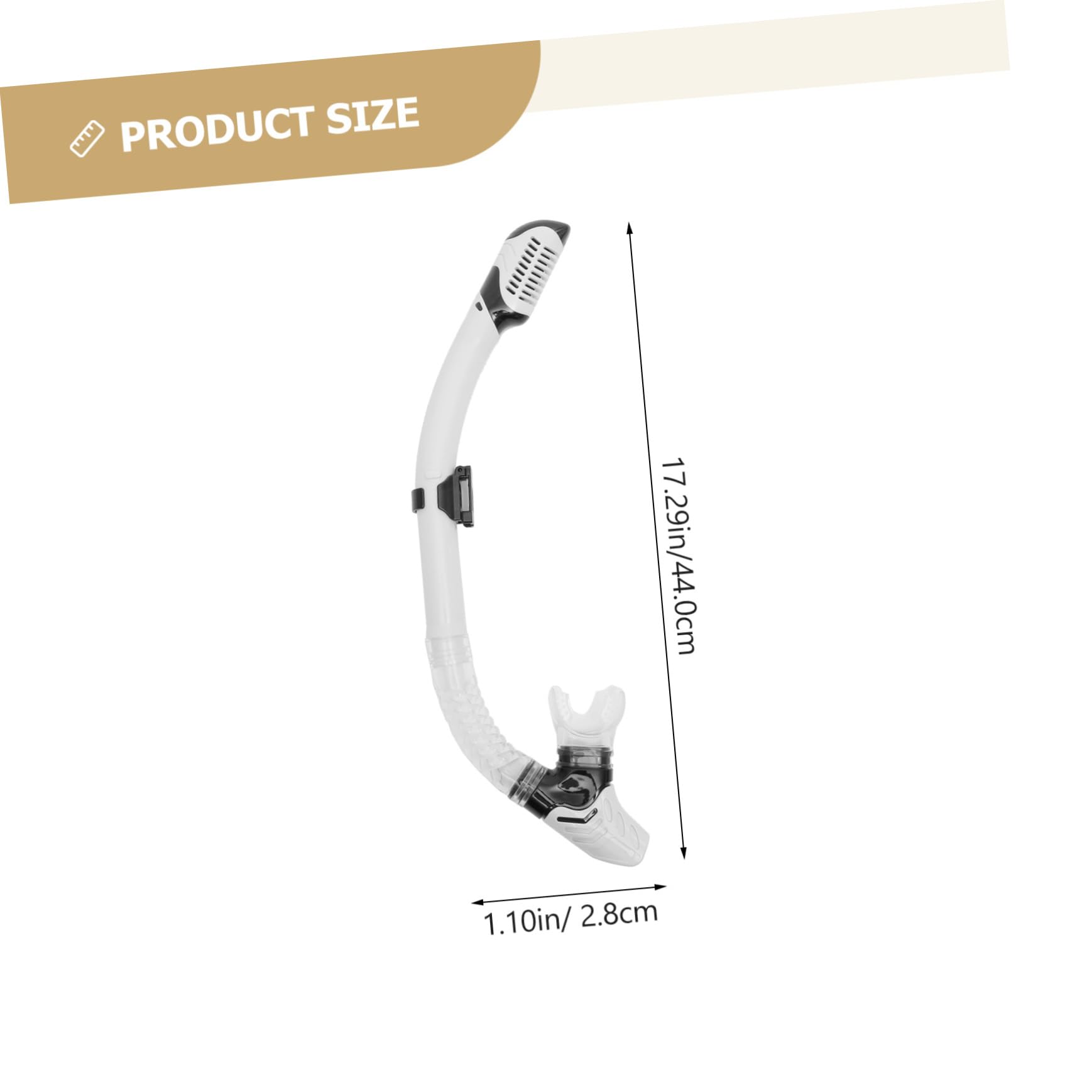 KOMBIUDA Convenient Dive Tube Snorkeling Gear Multi-Function Design Portable and Easy to