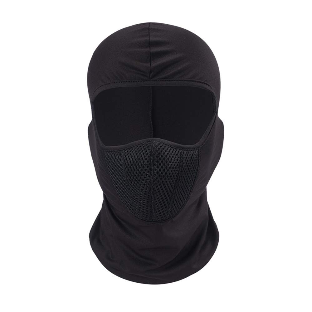 Symphonyw Balaclava Mask, Windproof Breathable Cotton Full Face Mask Winter Warm Mask for Motorcycle Bike Hunting Cycling Ski (Black)